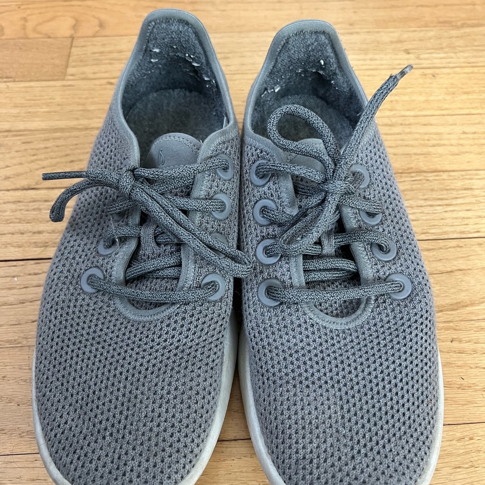 Allbirds Gray Lace-Up Sneakers